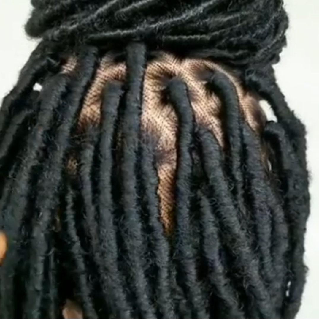 Faux Locs Braid Wig, Full Lace Faux locs, Wig For Black Woman, Boho locs Wig, Handmade Braid Wig, African Braided Wig