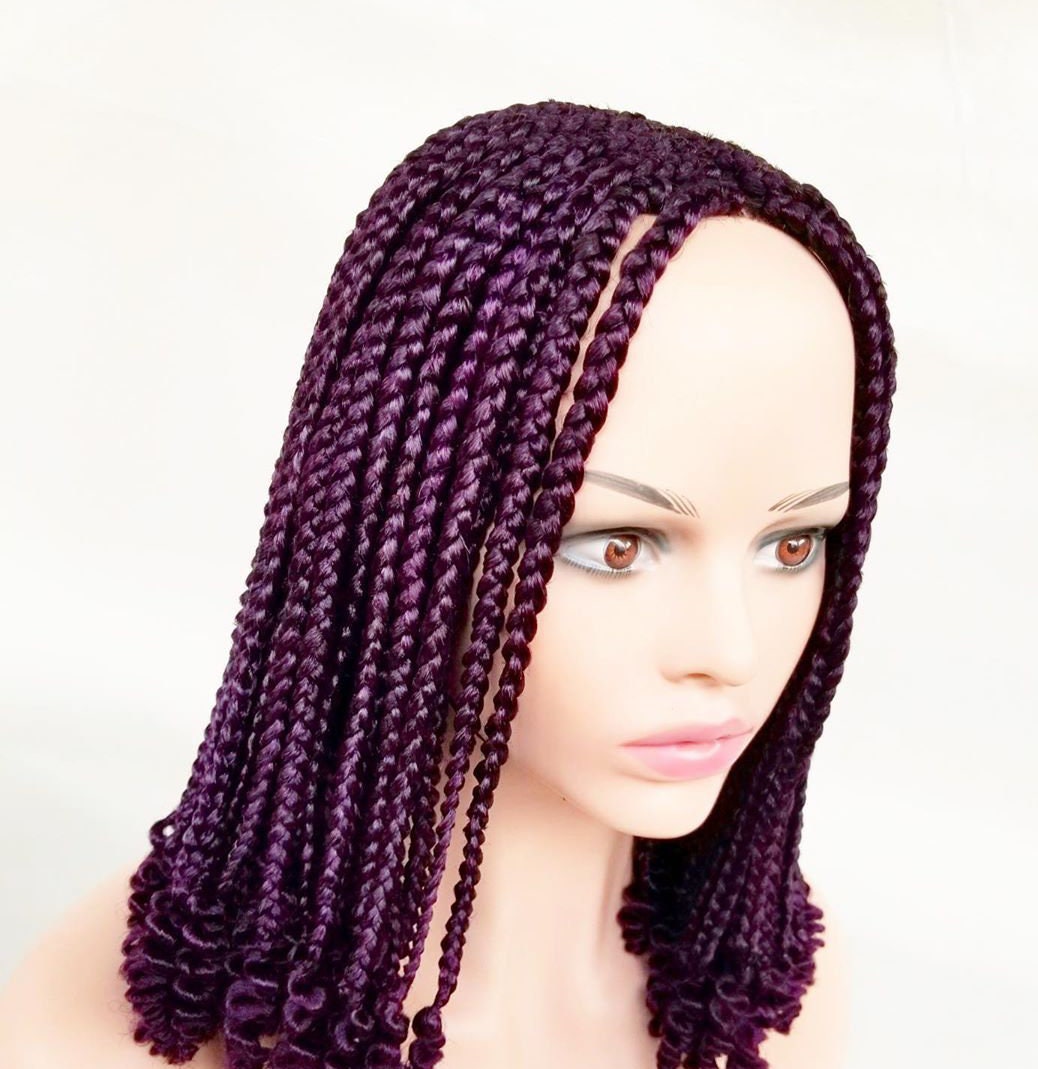 Braided Wig, Box Braid Wig, Short Braid Wigs, Wigs For Black Women, Nigerian Braid Wig, African Braid Wig