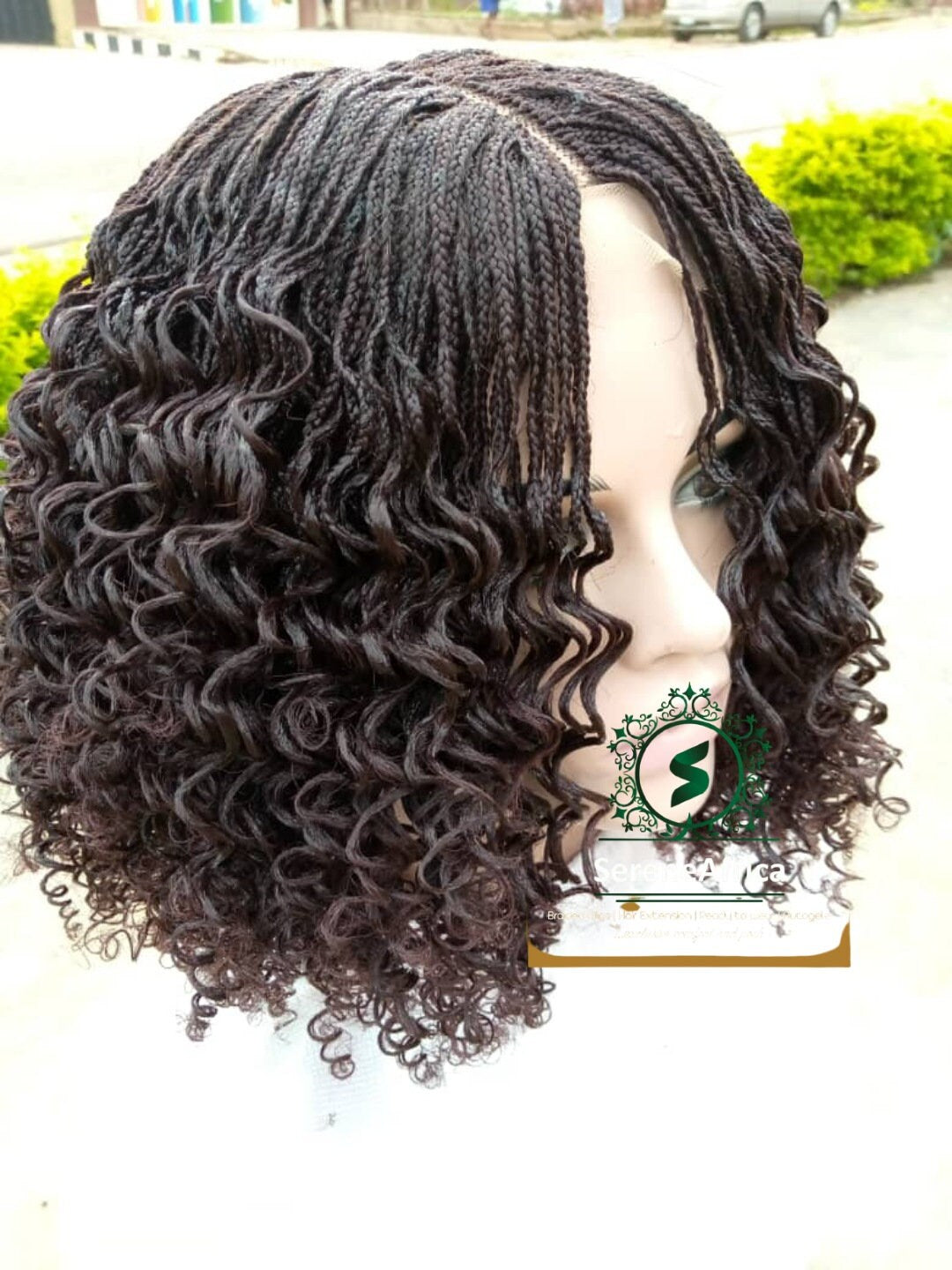 Braided Wig, Senegalese Twist braid Wig, Short Braided Wigs, Wigs For Black Women, Braid Wig, African Braid Wig, Micro Twist Braid Wig