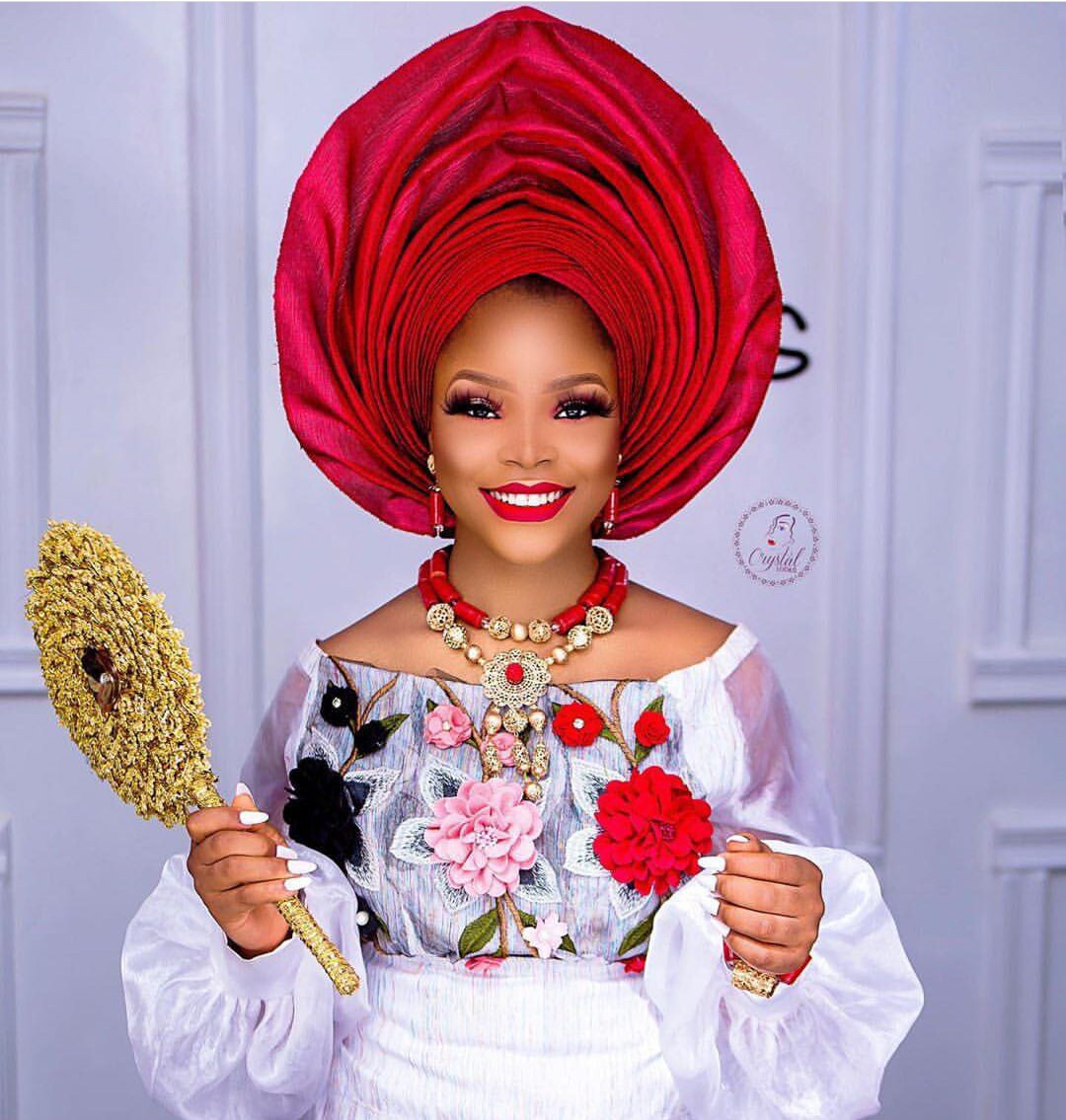 Autogele Asooke, Pre-Tied African Headwrap, Wine and Red Headwrap, African Turban, African Headwrap For Women, Ready To Wear Gele