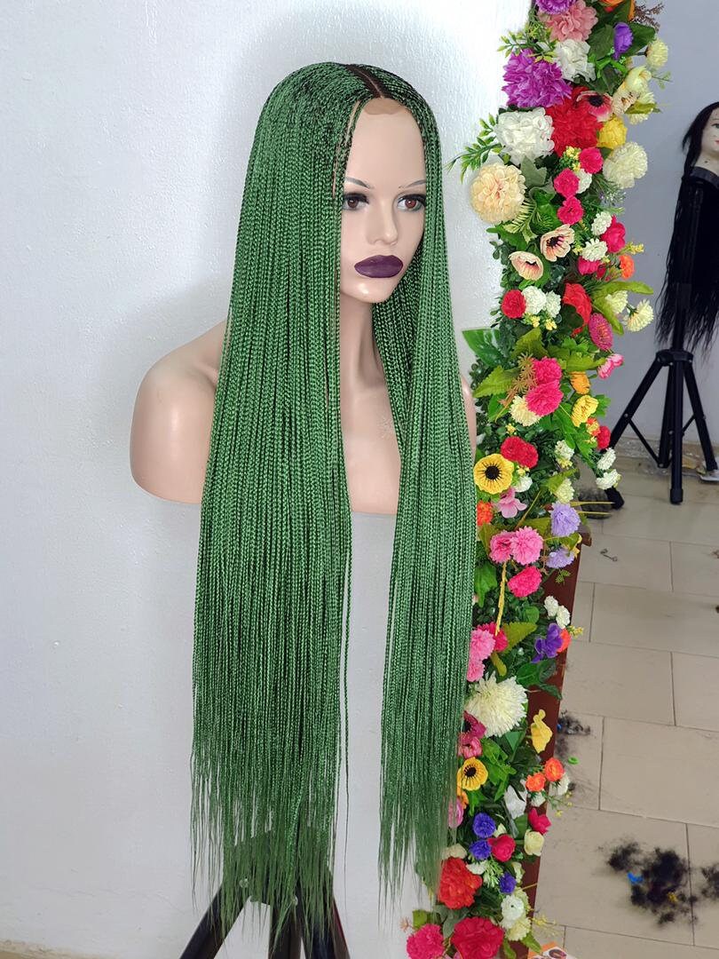 Box Braid Wig, Wigs For Black Women, Braided Wig, Long Braid Wig, African Braid Wig