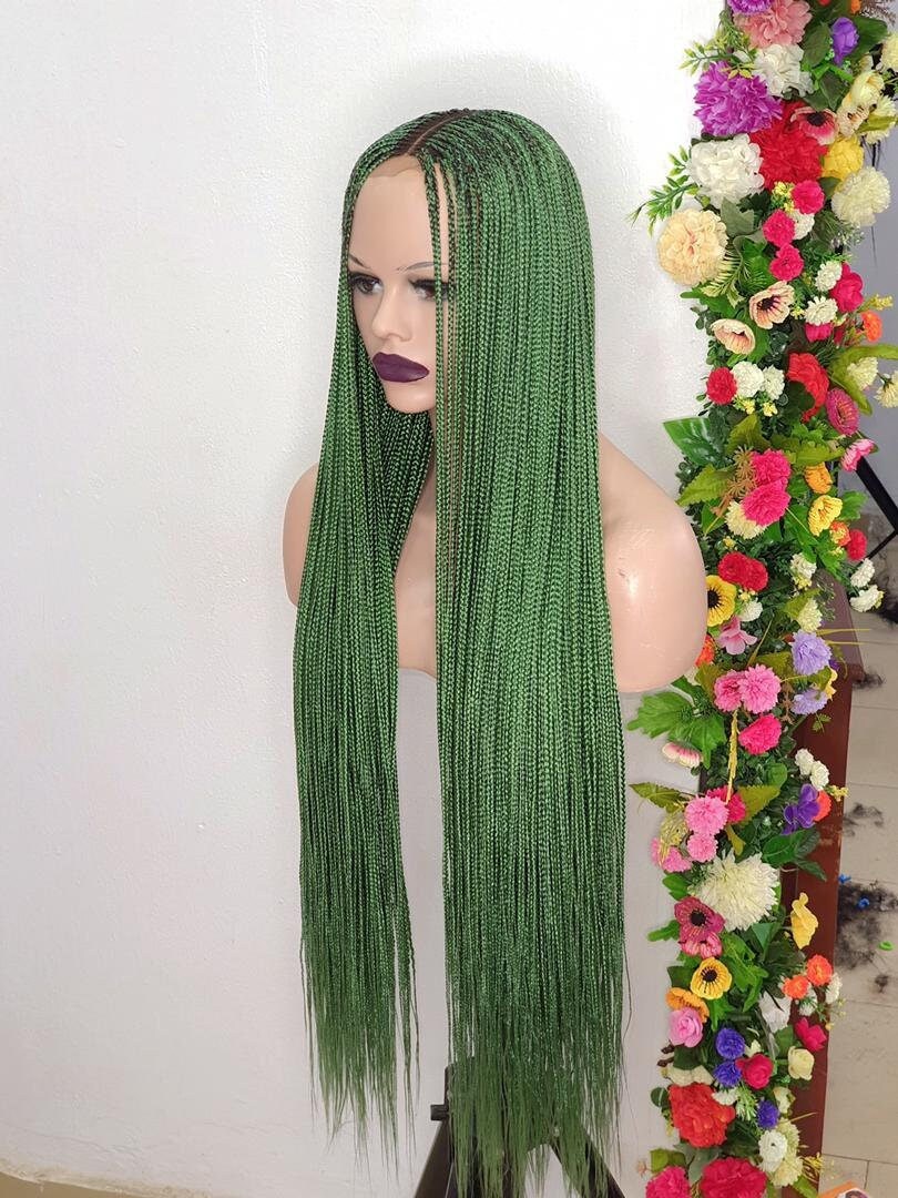 Box Braid Wig, Wigs For Black Women, Braided Wig, Long Braid Wig, African Braid Wig