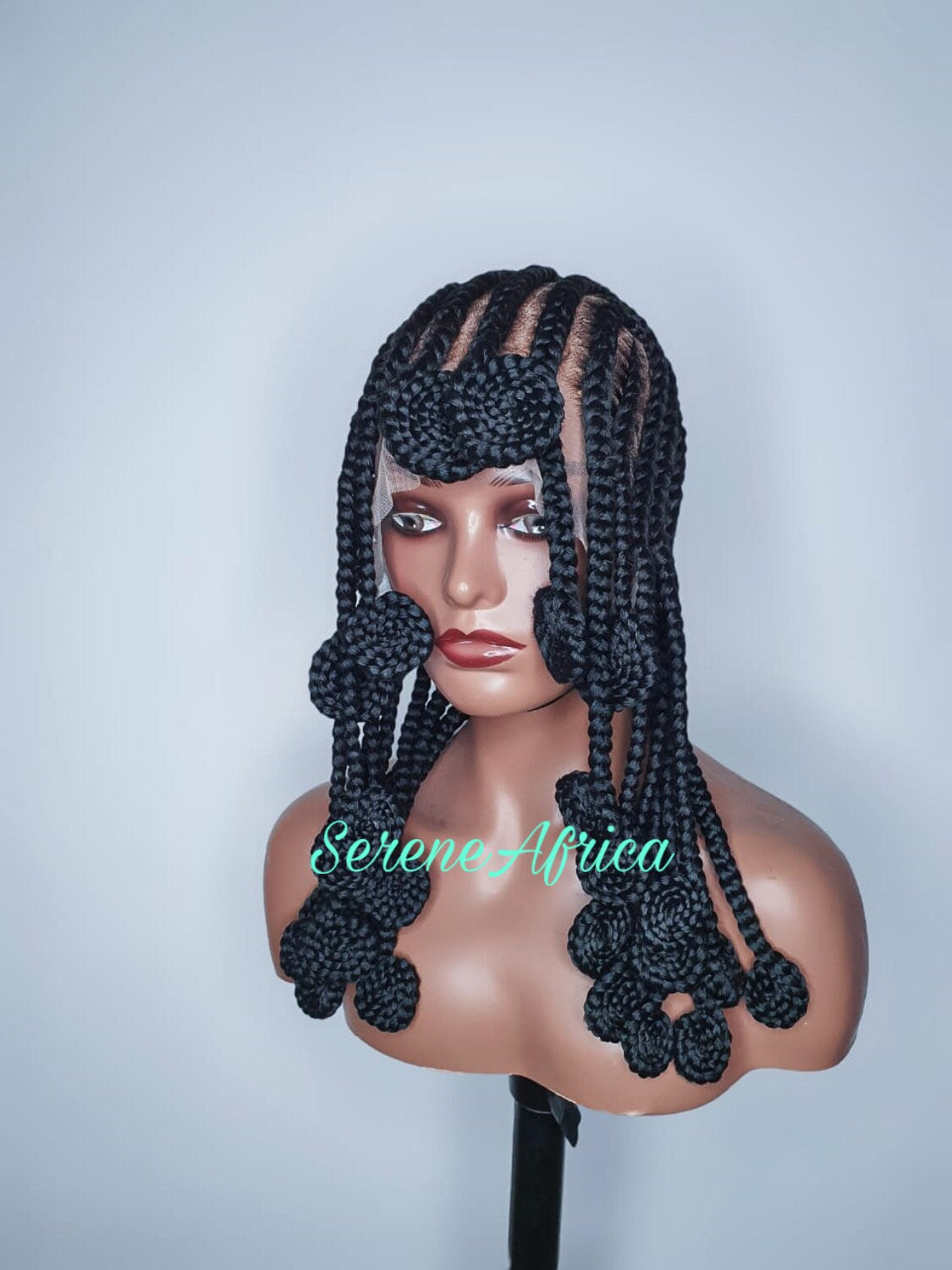 Braided Wig, Box Braid Wig, Cornrow Braid Wig, Braid Wig, Braid Wig For Black Woman, Ghana Weave Braid Wig, Full Lace Braided Wig,