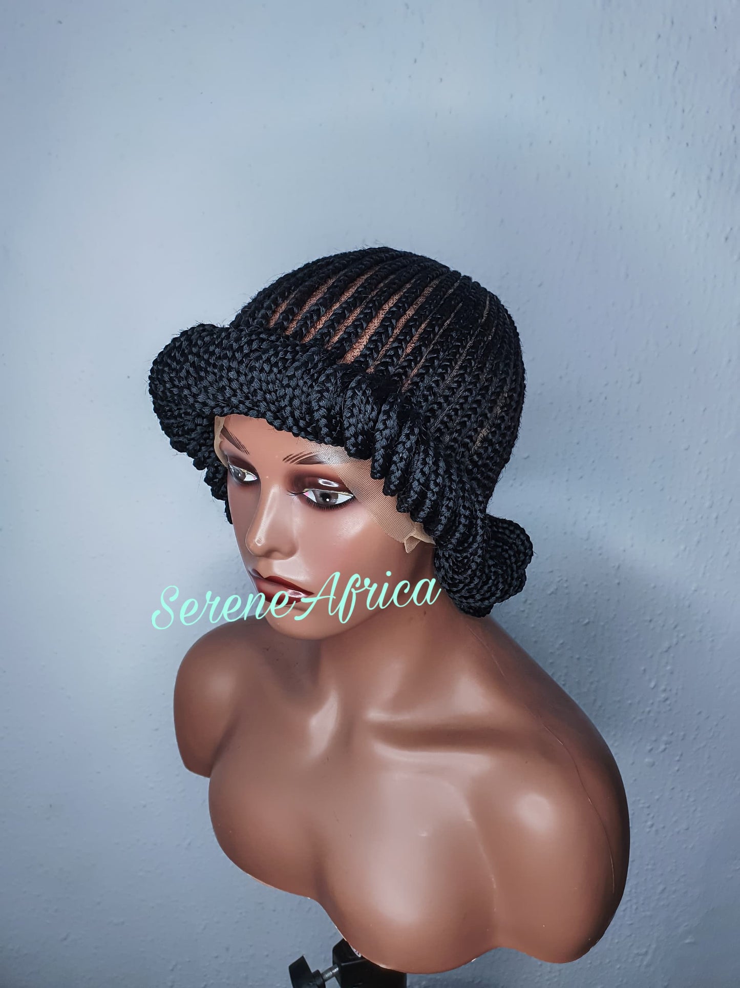 Braided Wig, Full Lace Cornrow Braided Wig, Box Braided Wig, Ghana Weave Wig, Braid Wig, Wig For Black Women, Braide Wig For Women