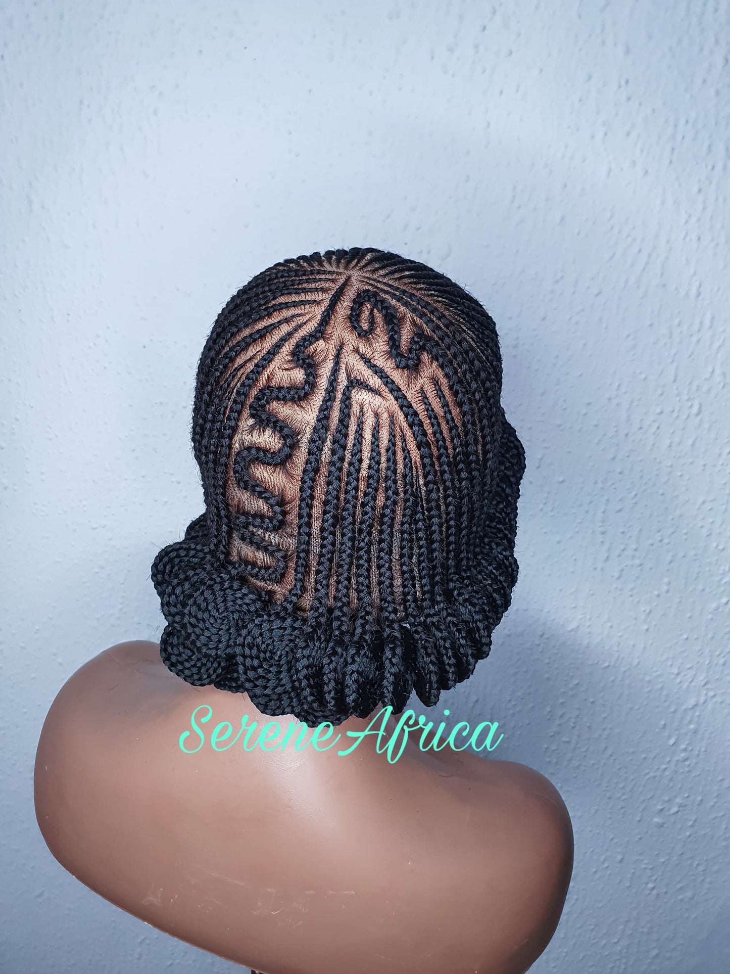 Braided Wig, Full Lace Cornrow Braided Wig, Box Braided Wig, Ghana Weave Wig, Braid Wig, Wig For Black Women, Braide Wig For Women