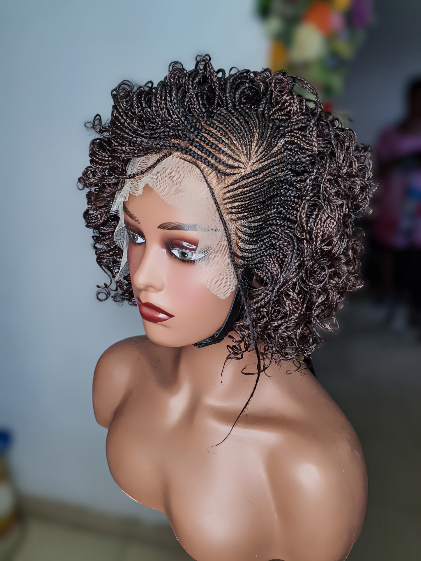 Braided Wig, Lace Front Braided Wig, Braided Wigs For Black Women, Cornrow Braid Wig, Twist Braid Wig, Ghana Weave, Senegalese Twist Wig