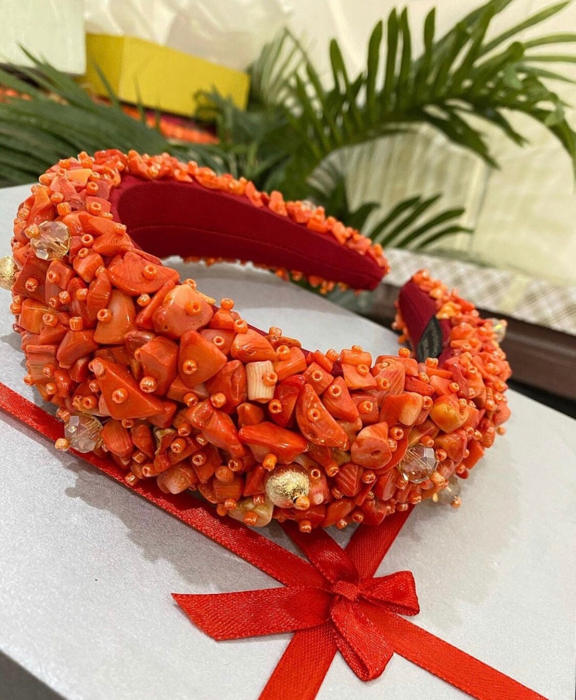 3 Sets Authentic African Coral Beads, Bride Complete Set Coral Beads, Wedding Jewelry Accessories, Nigerian Edo Igbo Brides Accessories.
