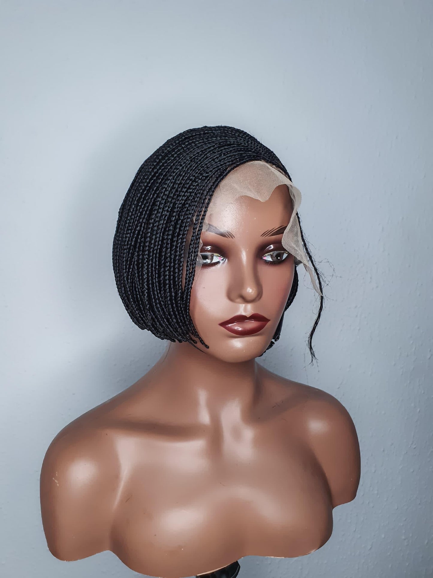 Braided Wig, Box Braid Bob Wig, Braided Wig, Short Braided Wigs, Wigs For Black Women