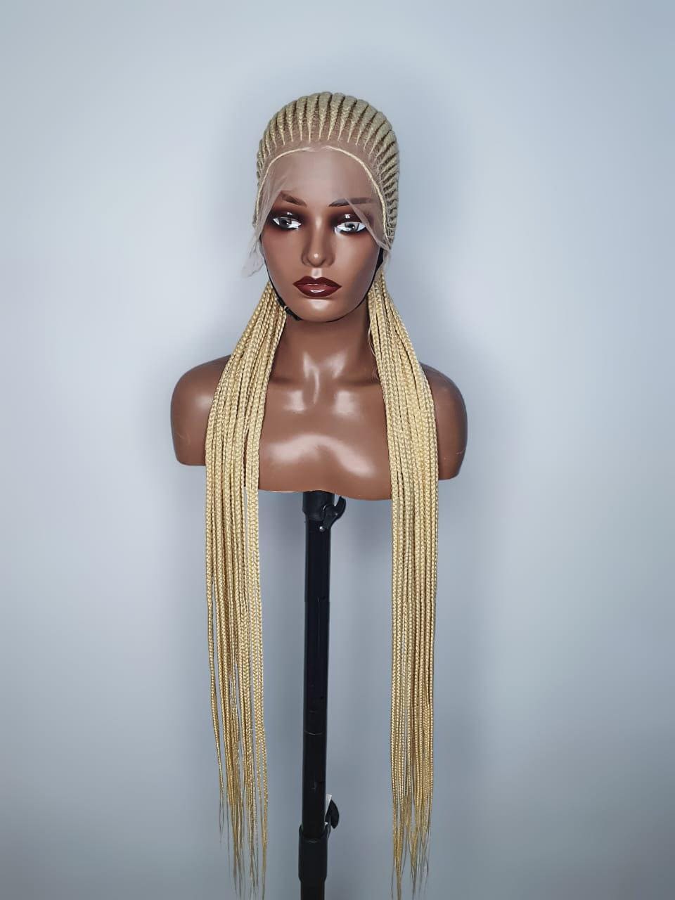 Braided Wig, Cornrow Braid Wig, Box Braid Wig, Full Lace Braided Wig, Ghana Weave, Wig For Black Women, African Wig, Box Braid Wig