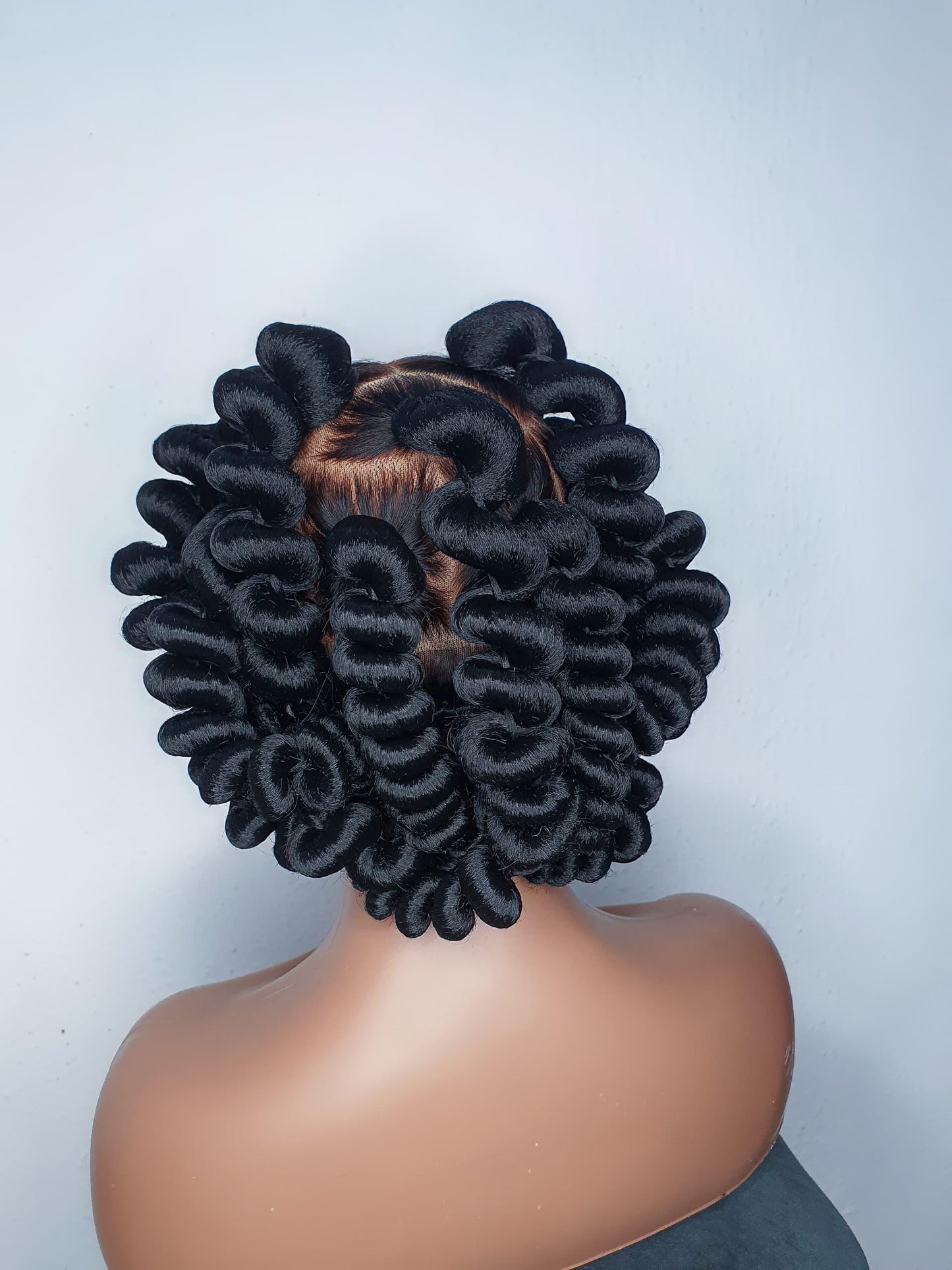 Braided Wig, Bantu Knots Braided Wig, Full Lace Braid Wig, Braid Wig, Bantu Knot Wig, Braided Wig, Wig For Black Women