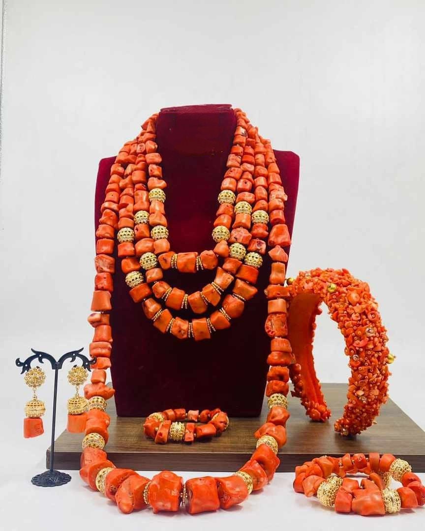 AFRICAN CORAL BEADS