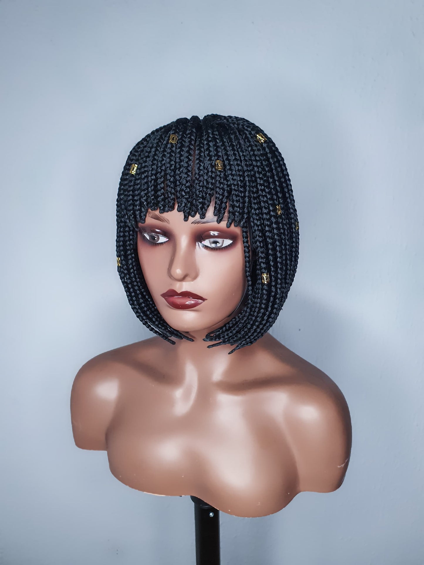 Bob Braid Wig | Braid Wig With Bangs