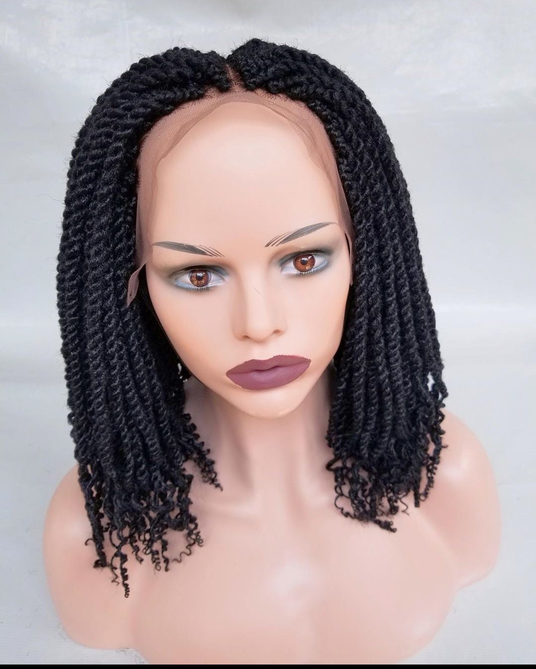 Braided Wig, Twist Braid Wig, Kinky braid wig, Wig For Black Woman, Senegalese Twist Braid Wig, African Braided Wig, Braid Wig