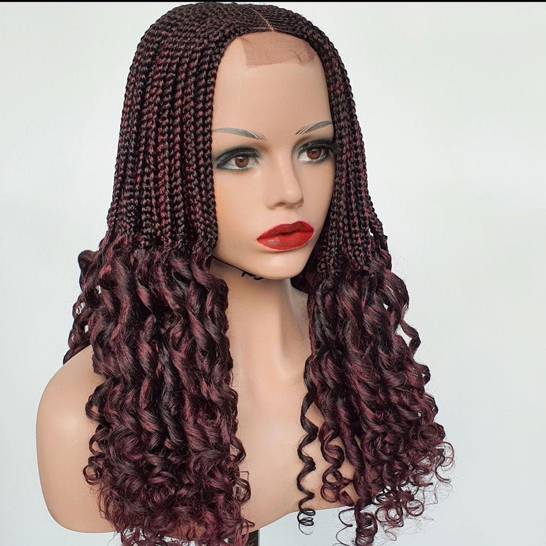 Box Braid Wig, Braided Wig, Wig For Black Women, Ghana Weave, Cornrow Braided Wig, Boho Braid Wig