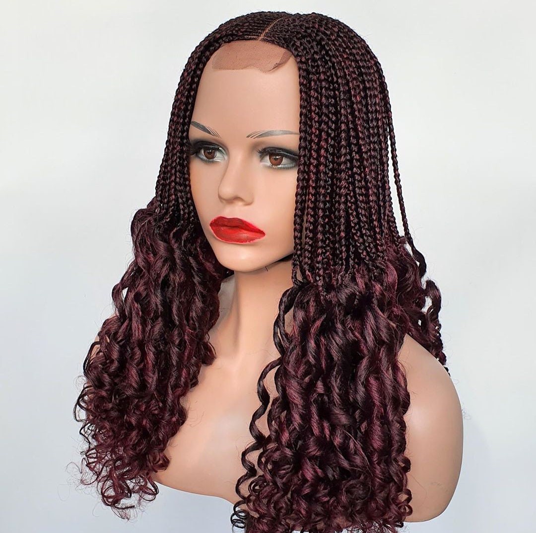 Box Braid Wig, Braided Wig, Wig For Black Women, Ghana Weave, Cornrow Braided Wig, Boho Braid Wig
