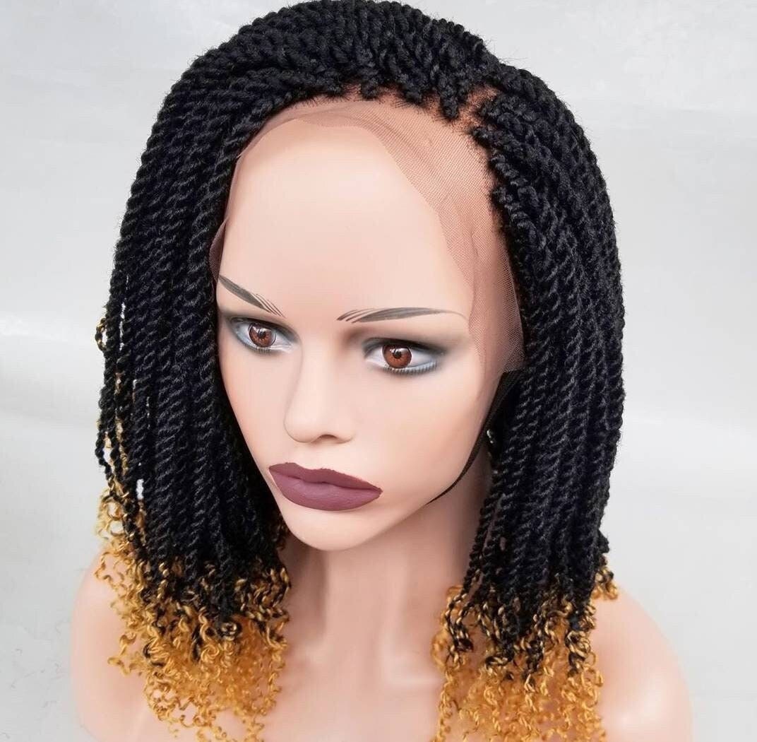 Braided Wig, Twist Braid Wig, Kinky braid wig, Wig For Black Woman, Senegalese Twist Braid Wig, African Braided Wig, Braid Wig