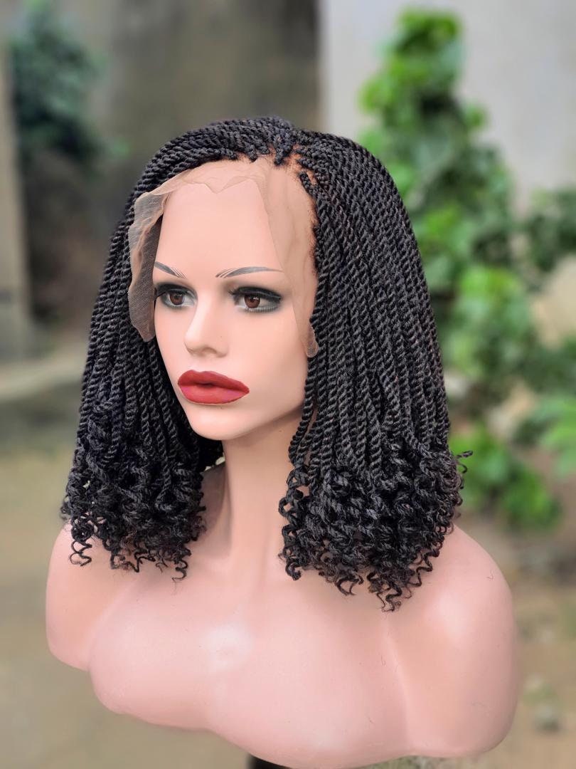 Braided Wig, Twist Braid Wig, Kinky braid wig, Wig For Black Woman, Senegalese Twist Braid Wig, African Braided Wig, Braid Wig