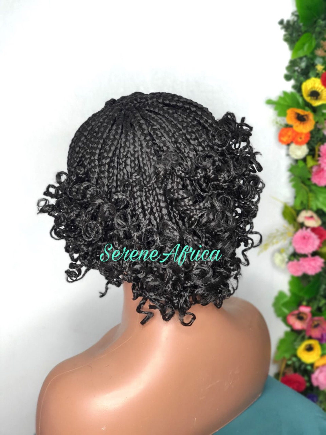 Braided Wig, Box Braid Wig, Short Braid Wig, Wigs For Black Women