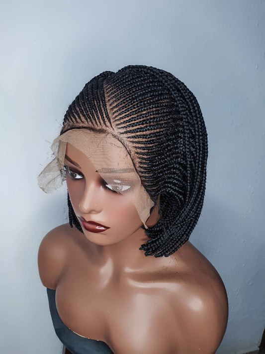 Bob Braid Wig, Braided Wig, Short Braided Wigs, Wigs For Black Women, Cornrow Braid Wig, Box Braid Wig, Braid Wig, African Braid Wig