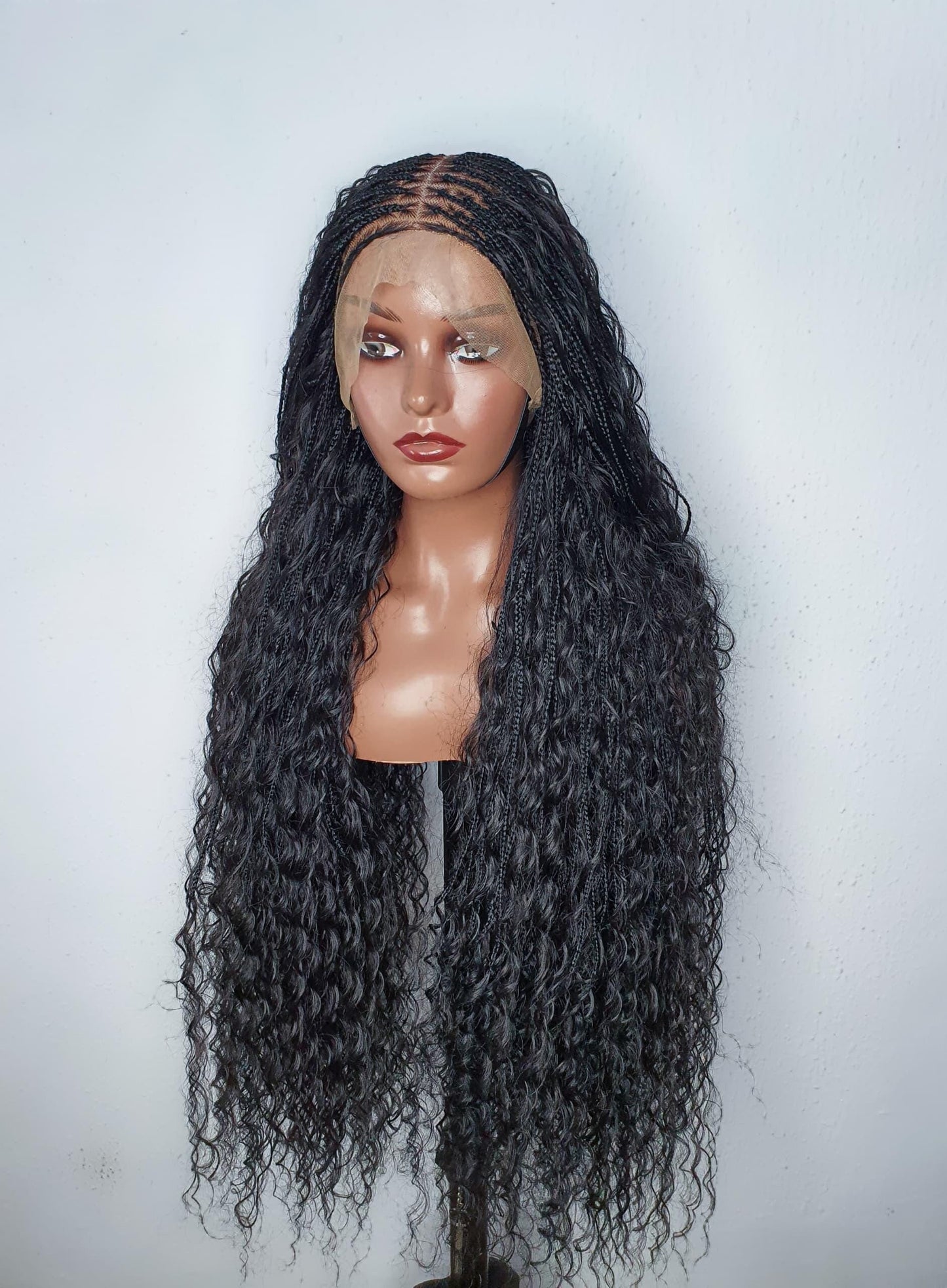 Boho braid Wig, Braided Wigs, Box Braid Wig, Knotless Braid, Braid Wig For Black Women, Long Boho Braid Wig, boho braids