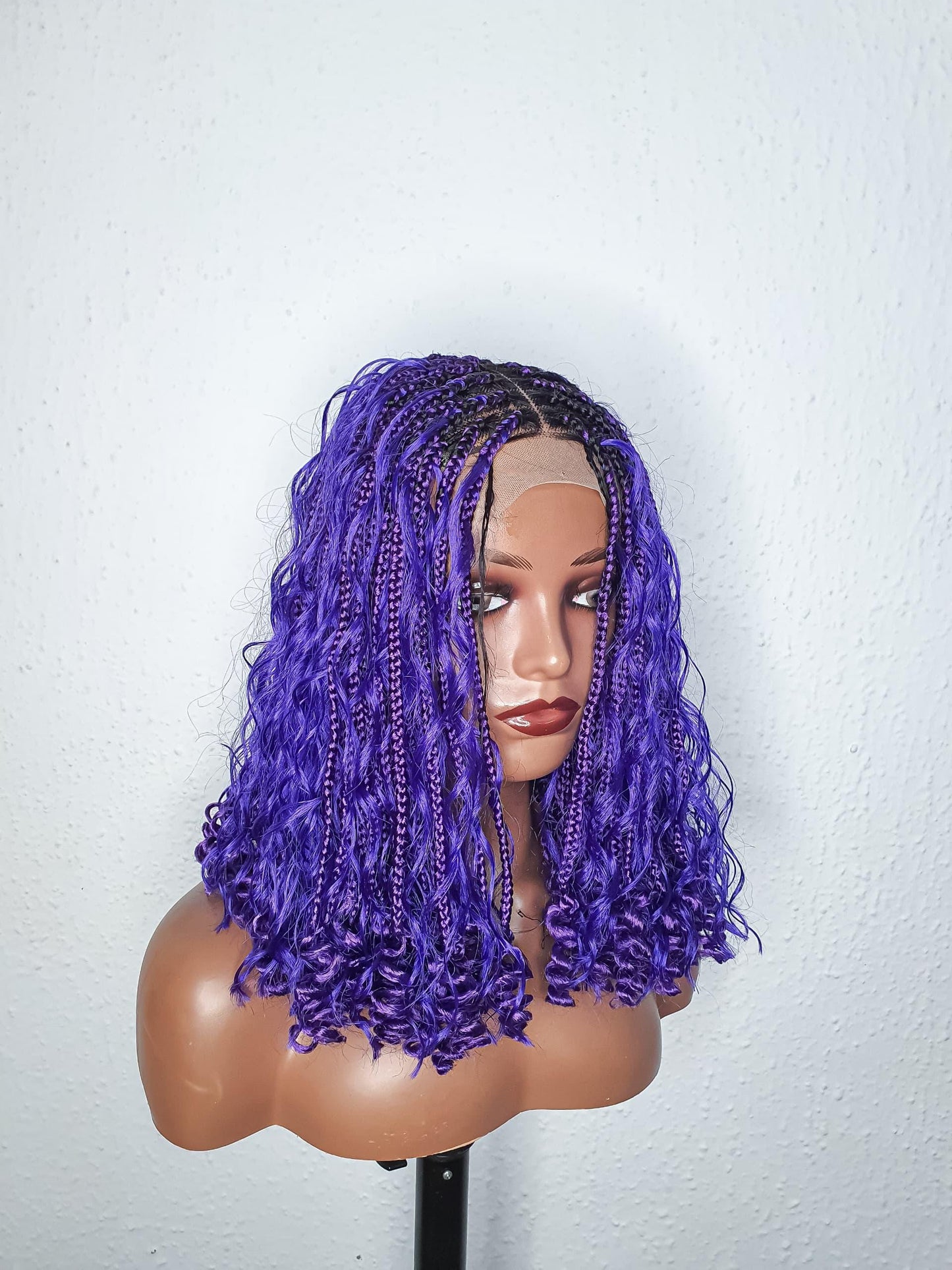 Boho braid Wig, Braided Wigs, Box Braid Wig, Knotless Braid, Braid Wig For Black Women, Short Boho Braid Wig, boho braids