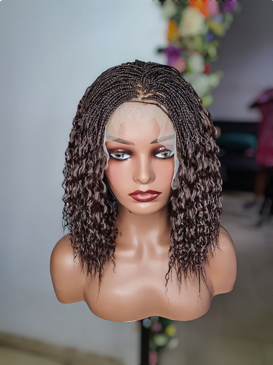 Boho Braid Wig, Box Braid Wig, Braided Wigs, Wigs For Black Women, Short braid Wig,