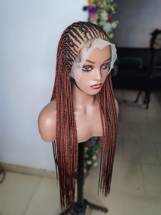 Box Braid Wig, Braided Wig, Cornrow Braided Wig, Ghana Weave, Braid Wig, Braided Wigs, African Braid Wig, Wig For Black Women