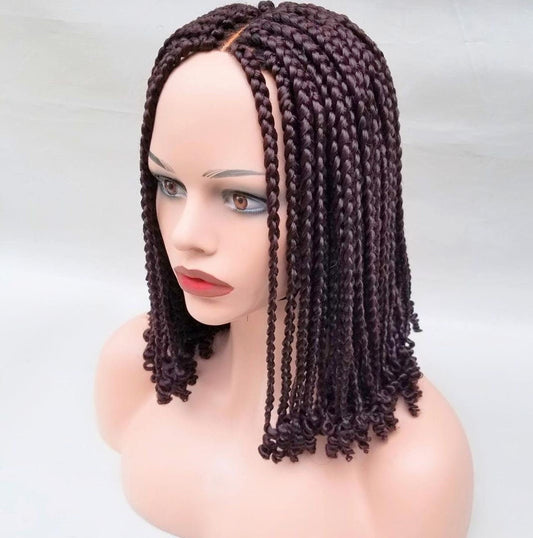 Braided Wig, Box Braid Wig, Short Braid Wigs, Wigs For Black Women, Nigerian Braid Wig, African Braid Wig